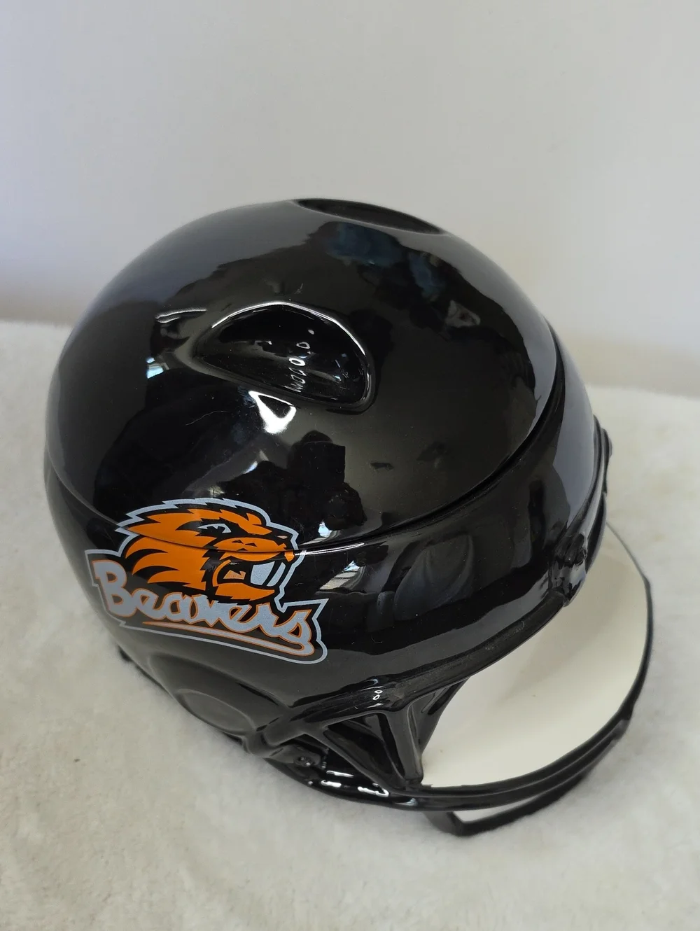 Football Helmet OSU cookie Jar Decorative Accent